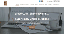 Desktop Screenshot of browncowtech.com